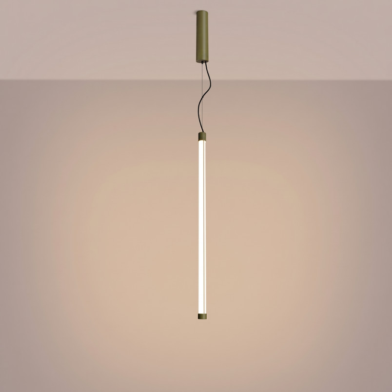 Lampa wisząca TRANG 75 zielona oliwka LED 3000K Thoro