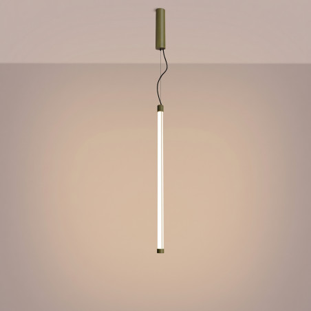 Lampa wisząca TRANG 75 zielona oliwka LED 3000K Thoro