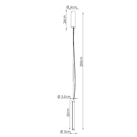 Lampa wisząca TRANG 50 biała LED 4000K Thoro