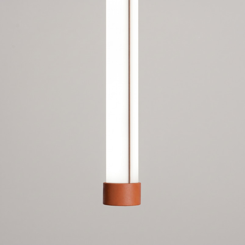 Lampa wisząca TRANG 50 ochra czerwona LED 4000K Thoro