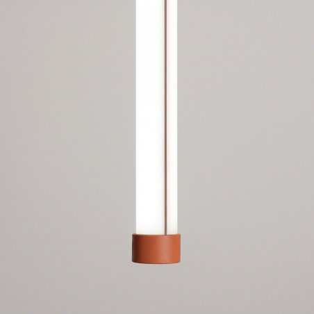 Lampa wisząca TRANG 50 ochra czerwona LED 4000K Thoro