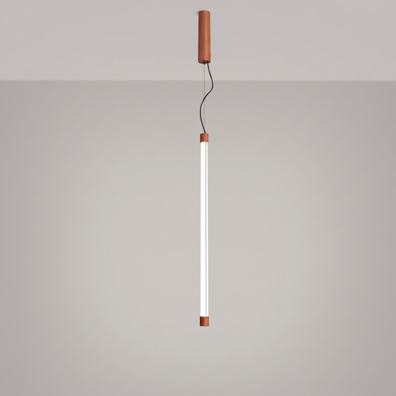 Lampa wisząca TRANG 75 ochra czerwona LED 4000K Thoro