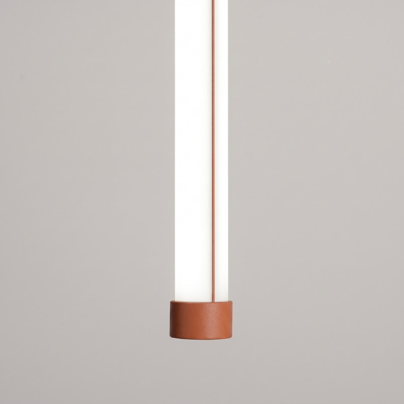 Lampa wisząca TRANG 75 ochra czerwona LED 4000K Thoro