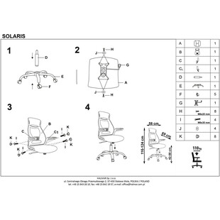 Fotel biurowy Solaris Halmar - Komfort i Ergonomia