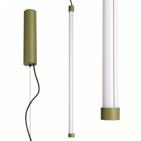 Lampa wisząca TRANG 75 zielona oliwka LED 4000K Thoro