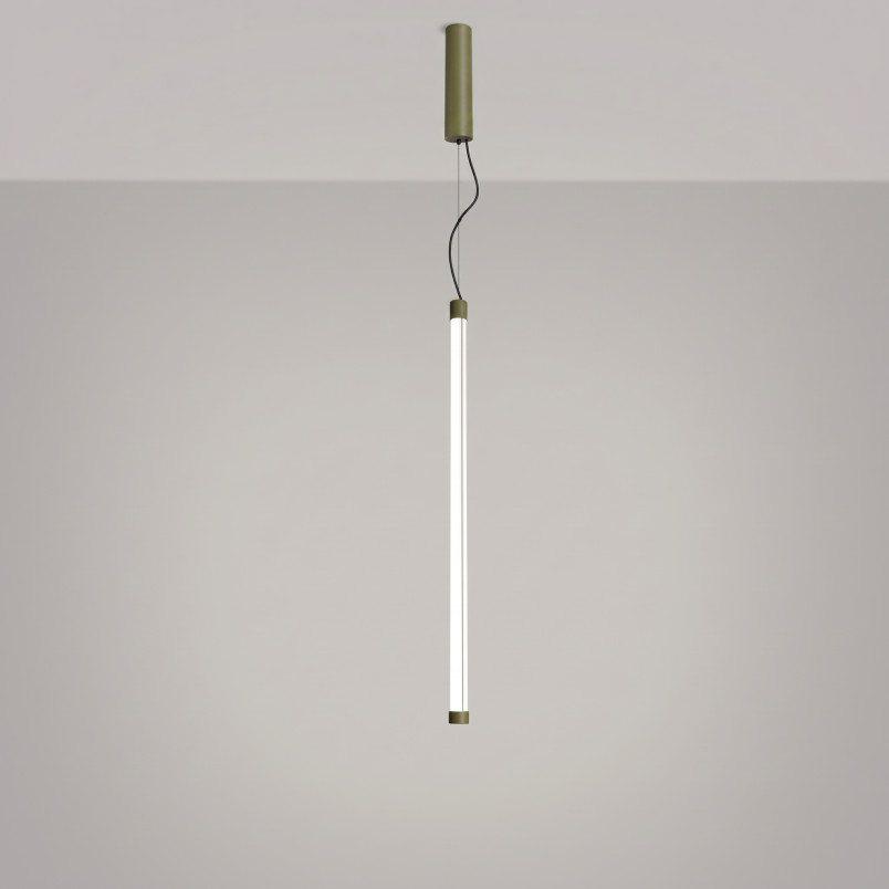 Lampa wisząca TRANG 75 zielona oliwka LED 4000K Thoro