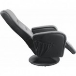 Fotel Recliner z Masażem Pulsar | Halmar | Czarny