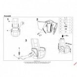 Fotel Recliner z Masażem Pulsar | Halmar | Czarny