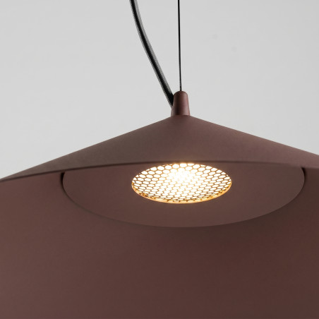 Lampa wisząca FINT brązowa LED 3000K Thoro