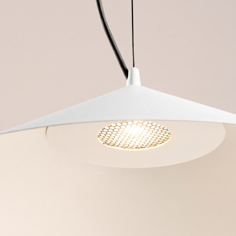 Lampa wisząca FINT biała LED 3000K Thoro