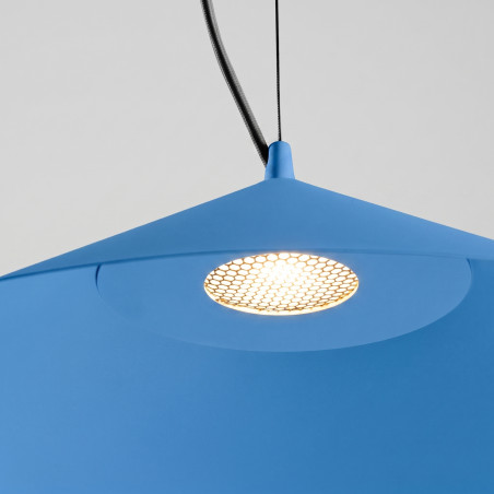Lampa wisząca FINT błękitna LED 3000K Thoro