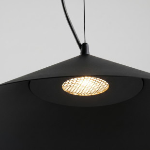 Lampa wisząca FINT czarna LED 3000K Thoro