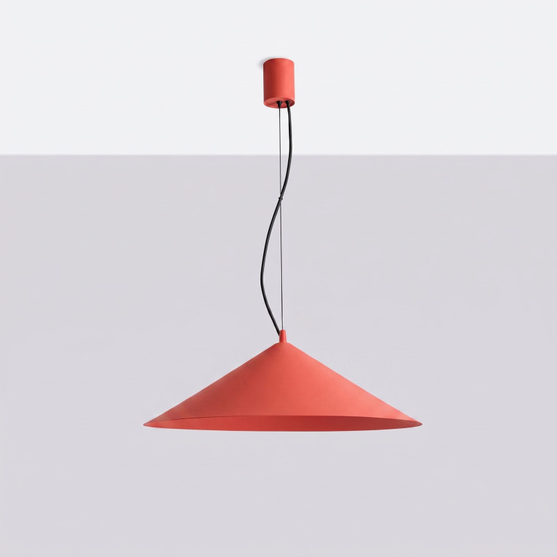 Lampa wisząca FINT czerwona LED 3000K Thoro