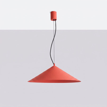 Lampa wisząca FINT czerwona LED 3000K Thoro