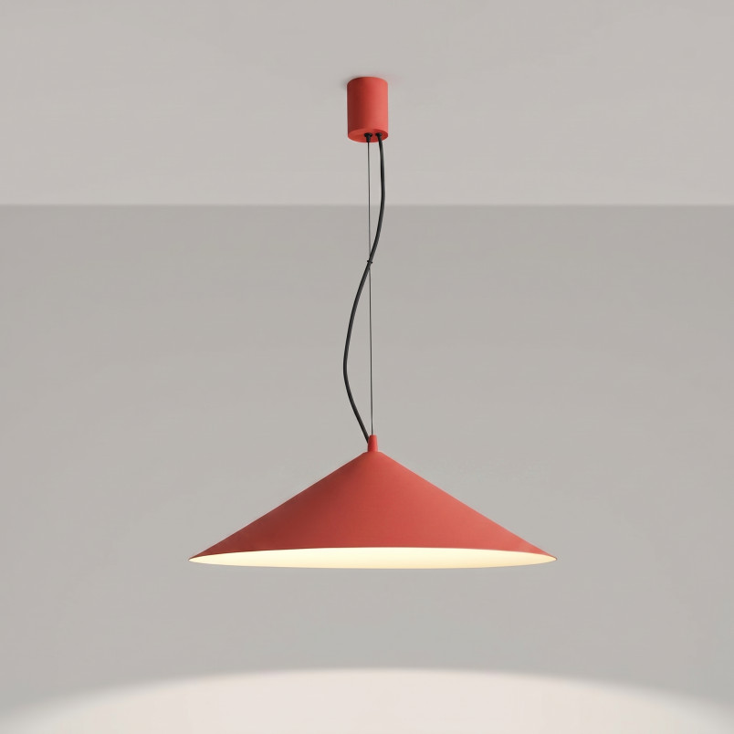 Lampa wisząca FINT czerwona LED 3000K Thoro