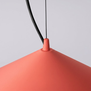 Lampa wisząca FINT czerwona LED 3000K Thoro