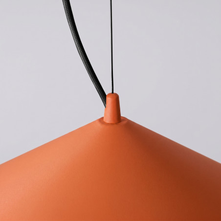 Lampa wisząca FINT ochra czerwona LED 3000K Thoro