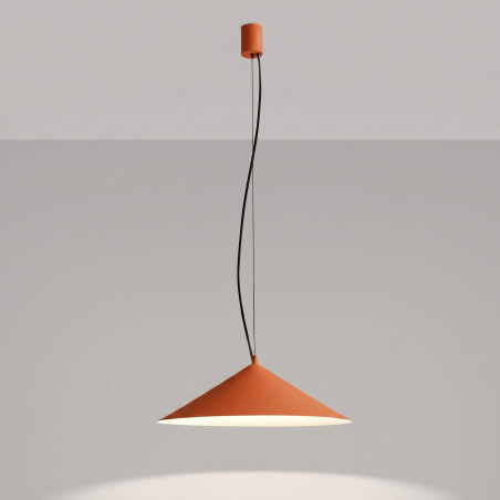 Lampa wisząca FINT ochra czerwona LED 3000K Thoro