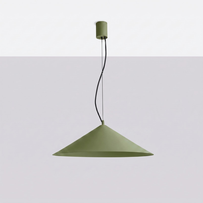 Lampa wisząca FINT zielona oliwka LED 3000K Thoro