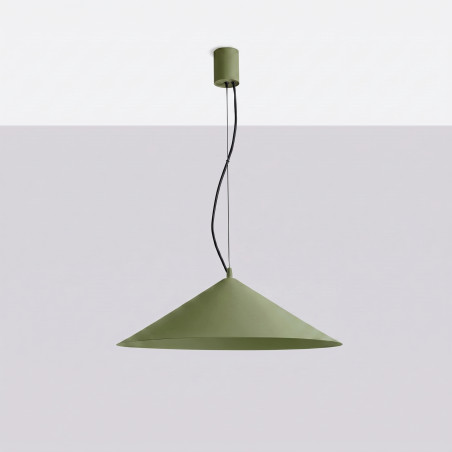 Lampa wisząca FINT zielona oliwka LED 3000K Thoro