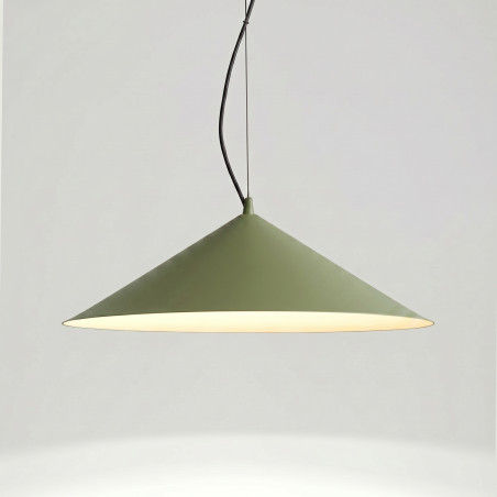 Lampa wisząca FINT zielona oliwka LED 3000K Thoro