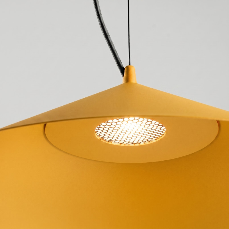 Lampa wisząca FINT żółta LED 3000K Thoro