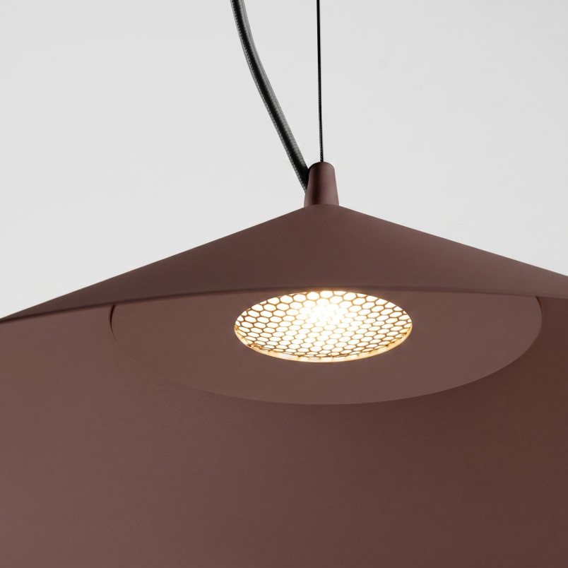 Lampa wisząca FINT brązowa LED 4000K Thoro