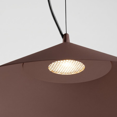 Lampa wisząca FINT brązowa LED 4000K Thoro