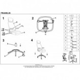 Fotel biurowy Franklin Halmar - Komfort i ergonomia