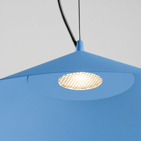 Lampa wisząca FINT błękitna LED 4000K Thoro