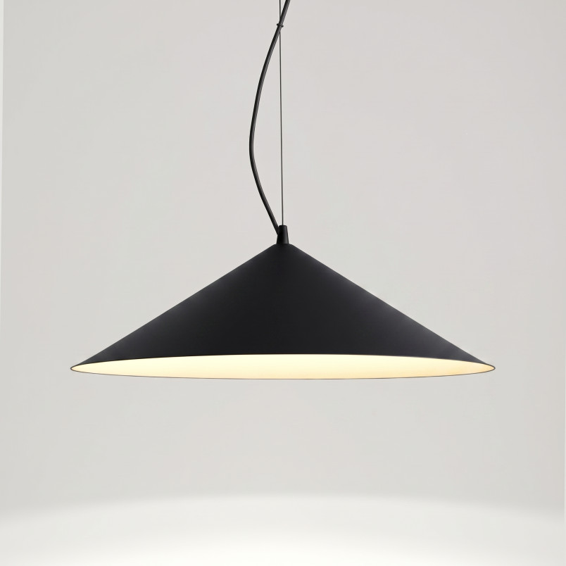 Lampa wisząca FINT czarna LED 4000K Thoro