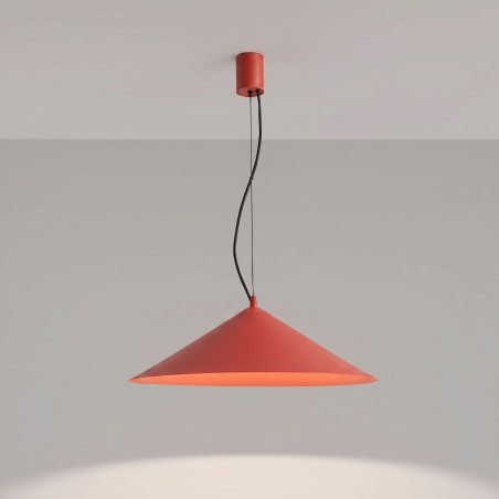Lampa wisząca FINT czerwona LED 4000K Thoro