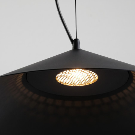 Lampa wisząca FINT czarna LED 4000K Thoro