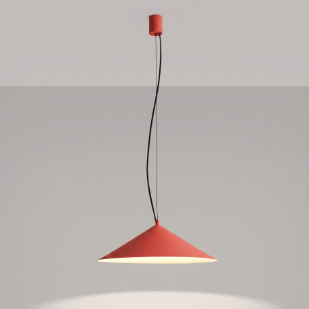 Lampa wisząca FINT czerwona LED 4000K Thoro