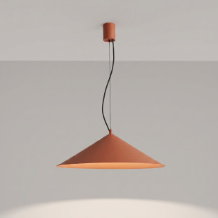 Lampa wisząca FINT ochra czerwona LED 4000K Thoro