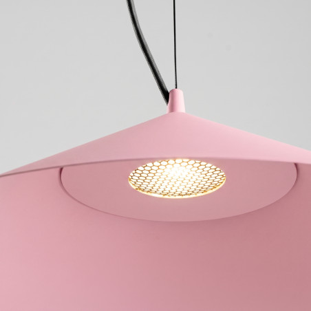 Lampa wisząca FINT różowa LED 4000K Thoro