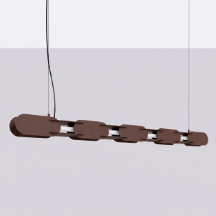 Lampa wisząca CHAIN 158 brązowa LED 3000K Thoro