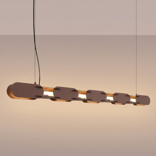 Lampa wisząca CHAIN 158 brązowa LED 3000K Thoro