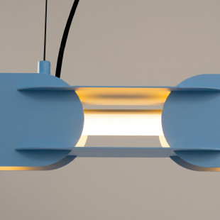 Lampa wisząca CHAIN 158 błękitna LED 3000K Thoro