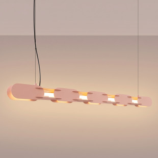 Lampa wisząca CHAIN 158 brzoskwiniowa LED 3000K Thoro