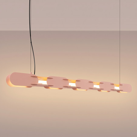 Lampa wisząca CHAIN 158 brzoskwiniowa LED 3000K Thoro