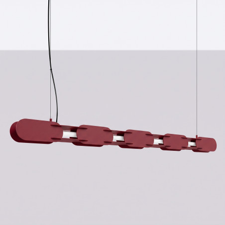 Lampa wisząca CHAIN 158 burgund LED 3000K Thoro