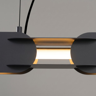 Lampa wisząca CHAIN 158 czarna LED 3000K Thoro
