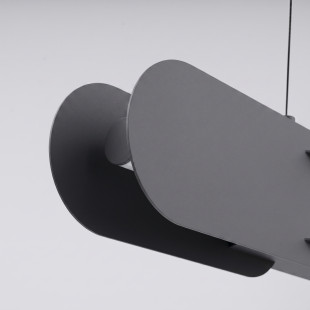 Lampa wisząca CHAIN 158 czarna LED 3000K Thoro