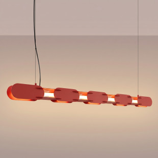 Lampa wisząca CHAIN 158 czerwona LED 3000K Thoro