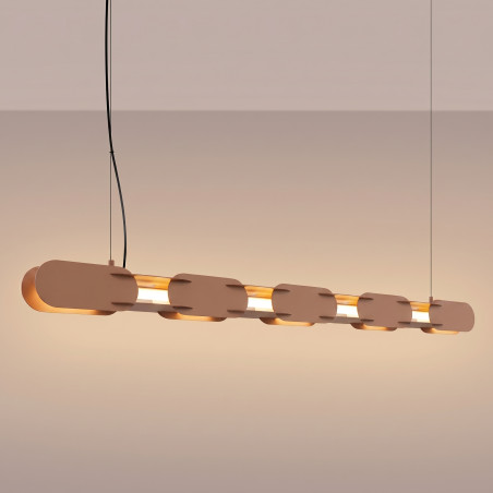 Lampa wisząca CHAIN 158 mocca LED 3000K Thoro