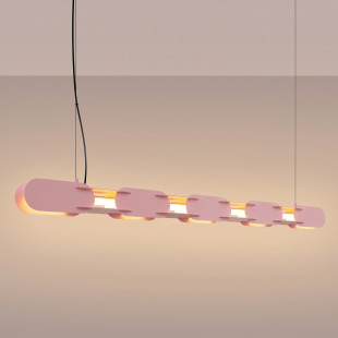 Lampa wisząca CHAIN 158 różowa LED 3000K Thoro
