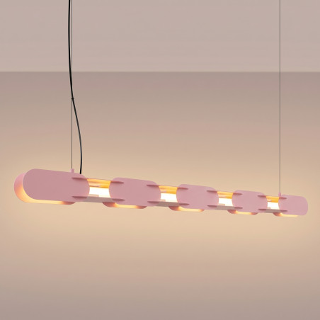 Lampa wisząca CHAIN 158 różowa LED 3000K Thoro