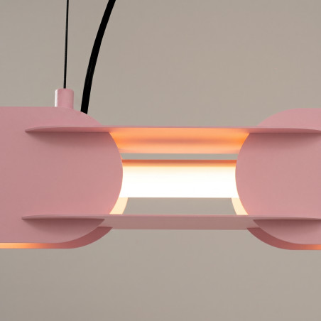 Lampa wisząca CHAIN 158 różowa LED 3000K Thoro