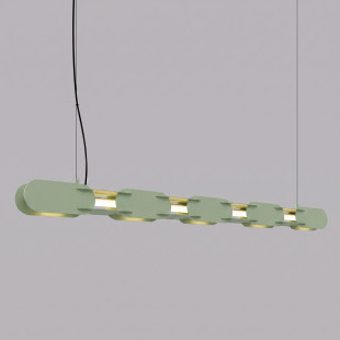 Lampa wisząca CHAIN 158 szałwiowa LED 3000K Thoro